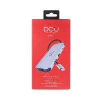 DCU Advance Tecnologic 391166 hub de interface USB Type-C 1000 Mbit/s Cinzento