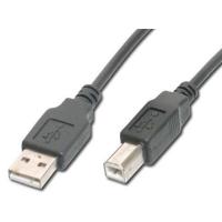 Digitus AK-300105-010-S cabo USB USB 2.0 1 m USB A USB B Preto