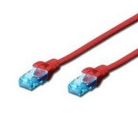Digitus DK-1512-050/R cabo de rede Vermelho 5 m Cat5e U/UTP (UTP)