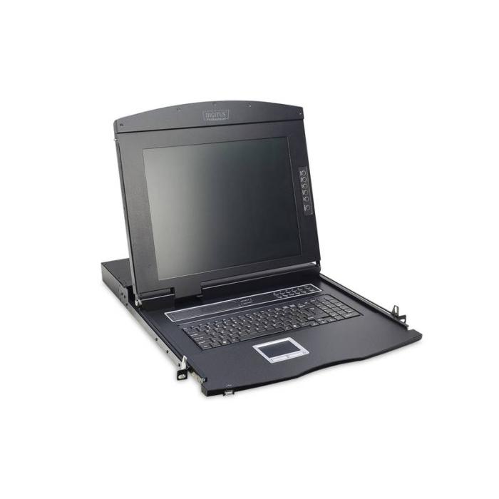 Digitus DS-72210-1ES consola rack 43,2 cm (17'') 1280 x 1024 pixels Preto 1U