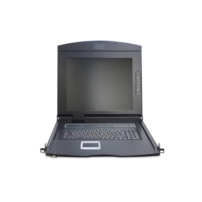 Digitus DS-72210-5ES consola rack 43,2 cm (17'') 1280 x 1024 pixels Preto 1U — imagem 3 de 4