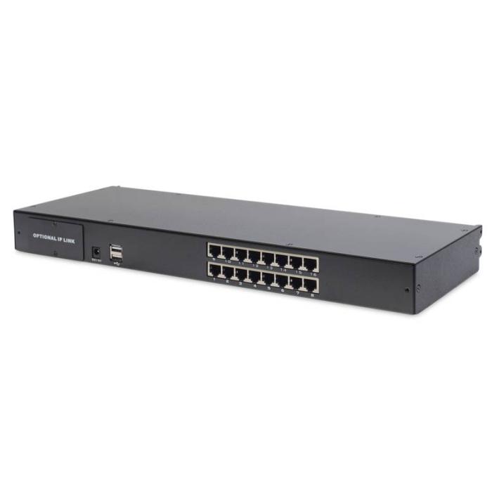 Digitus DS-72210-5ES consola rack 43,2 cm (17'') 1280 x 1024 pixels Preto 1U — imagem 4 de 4