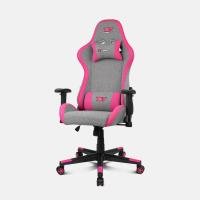 DRIFT DR90 PRO Cadeira de jogos para PC Assento acolchoado Cinzento, Rosa