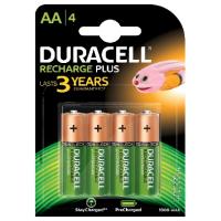 Duracell 4 LR06 1300mAh Bateria recarregável Hidreto metálico de níquel