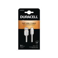Duracell USB5031W cabo USB 3.2 Gen 1 (3.1 Gen 1) 1 m USB A USB C Branco