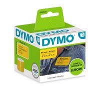 DYMO 2133400 etiqueta autocolante Retângulo arredondado Removível Amarelo 220 unidade(s)