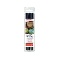 Edding 1255 marcador permanente Ponta fina Preto 3 unidade(s)