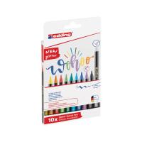 Edding 4-1340-10-4 caneta de feltro Água, Preto, Azul, Verde, Verde claro, Laranja, Roxo, Vermelho, Amarelo 1 unidade(s)