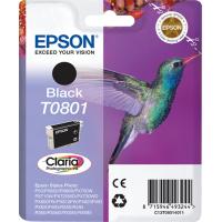Epson Hummingbird Tinteiro Preto T0801 Tinta Claria Photographic