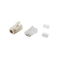 Equip 121176 conector RJ-45 Transparente, Branco