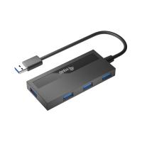 Equip 128956 hub de interface USB 3.2 Gen 1 (3.1 Gen 1) Type-A 5000 Mbit/s Preto