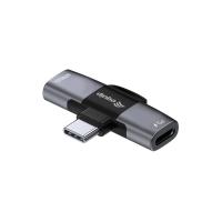 Equip 133479 adaptador para cabos USB-C 2 x USB-C Cinzento