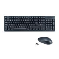 Equip 245222 teclado Rato incluído Escritório RF Wireless QWERTY Português Preto