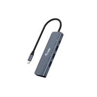 Equip Adaptador multifuncional USB-C 5 em 1, HDMI, USB 3.2 GEN1, 100W USB PD
