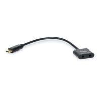 Equip Adaptador USB-C para DAC de áudio duplo de 3,5 mm