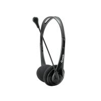 Equip Chat Headset Auscultadores Com fios Fita de cabeça Chamadas/Música Preto