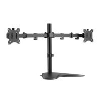 Equip Suporte de mesa para monitor duplo económico de 17''-32”