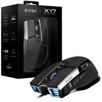 EVGA X17 rato Jogos Ambidestro USB Type-A Ótico 16000 DPI