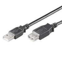 Ewent EC1012 cabo USB USB 2.0 1,8 m USB A Preto