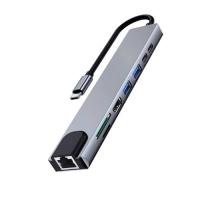 Ewent EW1146 base & duplicador de portas Com fios USB 3.2 Gen 1 (3.1 Gen 1) Type-C Cinzento