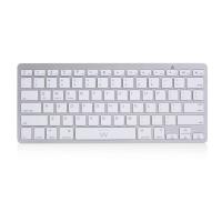 Ewent EW3161 teclado Escritório Bluetooth QWERTY Espanhol Prateado, Branco