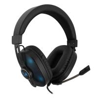 Ewent Play PL3321 Auscultadores Com fios Fita de cabeça Jogos Preto