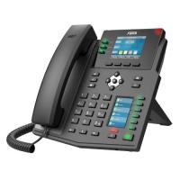 Fanvil X4U telefone IP Preto 12 linhas LCD Wi-Fi