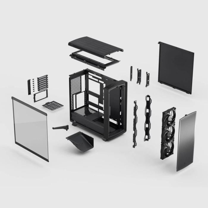 Fractal Design Summit Blackout TG Light Tint Midi Tower Preto — imagem 4 de 16