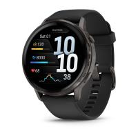 Garmin Venu 4 3,56 cm (1.4'') AMOLED 45 mm Digital 454 x 454 pixels Ecrã táctil Preto Wi-Fi GPS