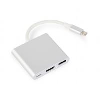 Gembird A-CM-HDMIF-02-SV adaptador gráfico USB Prateado