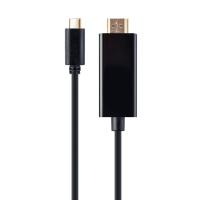 Gembird A-CM-HDMIM-01 adaptador de cabo de vídeo 2 m USB Type-C HDMI Preto