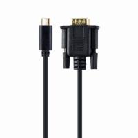 Gembird A-CM-VGAM-01 adaptador gráfico USB 1920 x 1080 pixels Preto