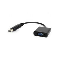 Gembird A-DPM-VGAF-02 adaptador de cabo de vídeo 0,15 m VGA (D-Sub) DisplayPort Preto