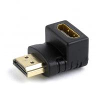 Gembird A-HDMI90-FML adaptador para cabos HDMI Preto