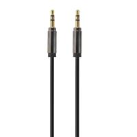 Gembird Cable CCAP-444-0.75M (Mini Jack M - Mini Jack M; 0,75m; black color) cabo de áudio 3.5mm Preto