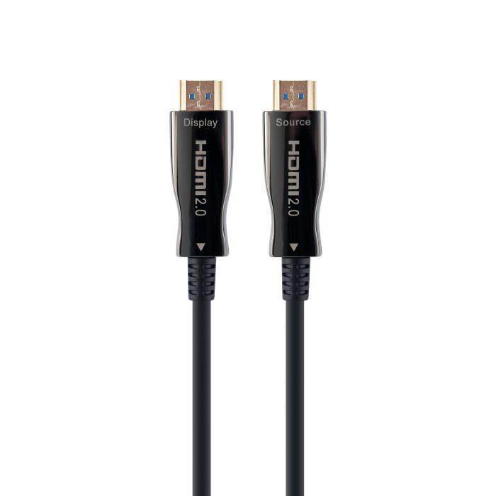Gembird CCBP-HDMI-AOC-10M-02 cabo HDMI HDMI Type A (Standard) Preto