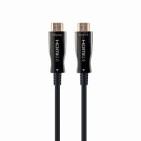 Gembird CCBP-HDMI-AOC-50M-02 cabo HDMI HDMI Type A (Standard) Preto