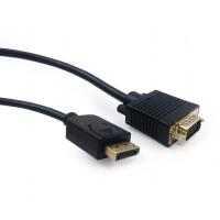 Gembird CCP-DPM-VGAM-6 adaptador de cabo de vídeo 1,8 m VGA (D-Sub) DisplayPort Preto