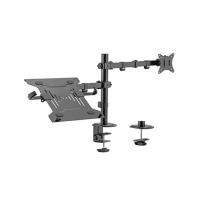 Gembird MA-DA-03 montagem e suporte para monitores 81,3 cm (32'') Secretária Preto