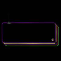 Gembird MP-GAMELED-L tapete de rato Tapete Gaming Preto