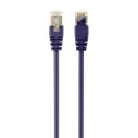 Gembird PP6A-LSZHCU-V-1M cabo de rede Violeta Cat6a S/FTP (S-STP)