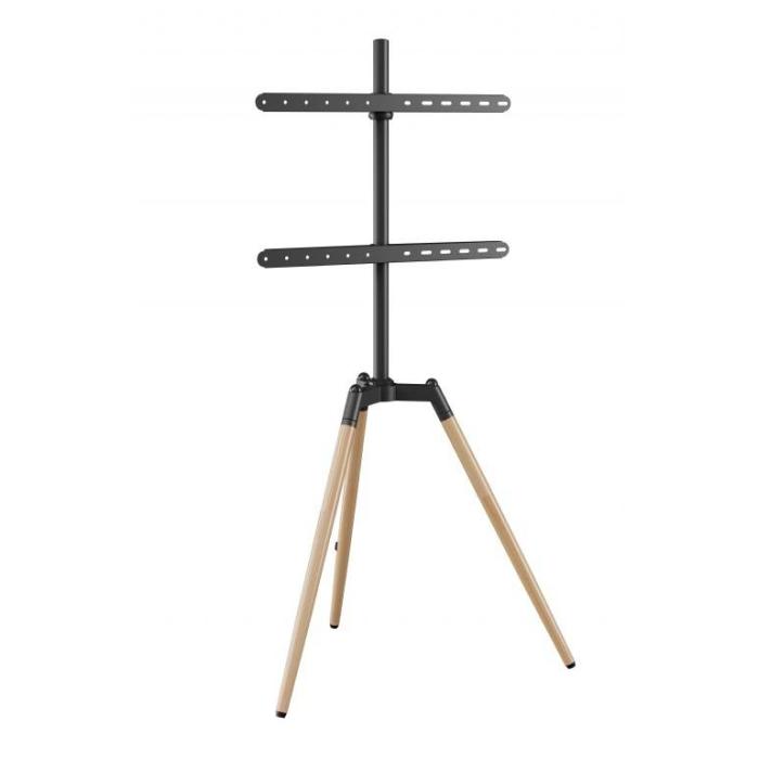 Gembird TVS-65S-01 suporte para TV 165,1 cm (65'') Preto, Madeira