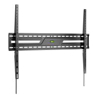 Gembird WM-100F-01 suporte para TV 2,54 m (100'') Preto, ver imagem 13 de 20