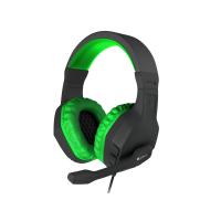 GENESIS Argon 200 Auscultadores Com fios Fita de cabeça Jogos Preto, Verde