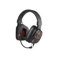 GENESIS Argon 570 Auscultadores Com fios Fita de cabeça Jogos Preto, Vermelho