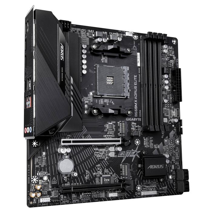 GIGABYTE B550M X AORUS ELITE AMD B550 Socket AM4 micro ATX — imagem 7 de 8