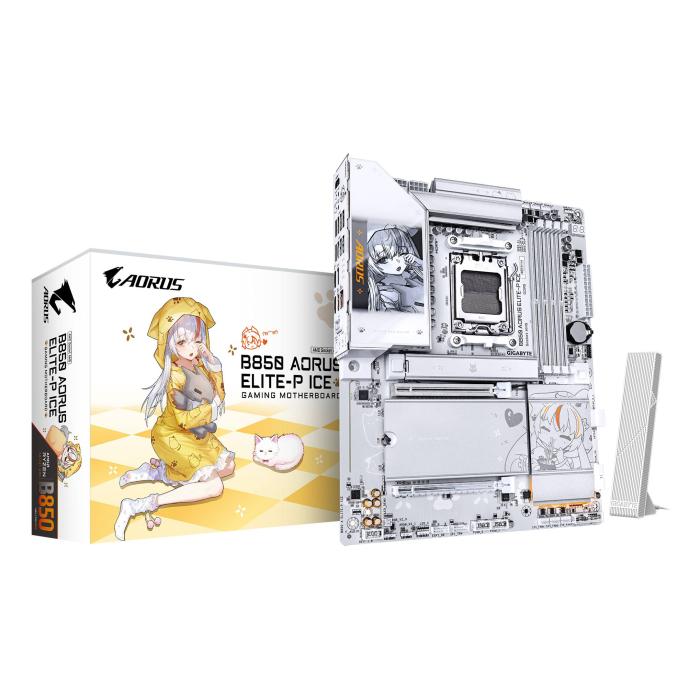 GIGABYTE B850 AORUS ELITE-P ICE AMD B850 Ranhura AM5 ATX — imagem 5 de 8