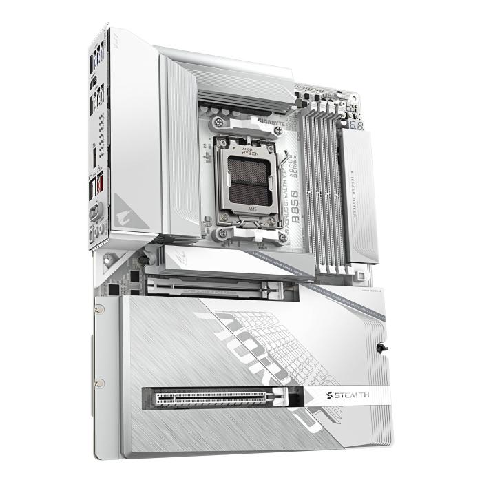 GIGABYTE B850 AORUS STEALTH ICE AMD B850 Ranhura AM5 ATX — imagem 11 de 14