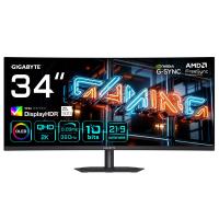 GIGABYTE MO34WQC36 monitor de ecrã 86,4 cm (34'') 3440 x 1440 pixels Wide Quad HD OLED Preto
