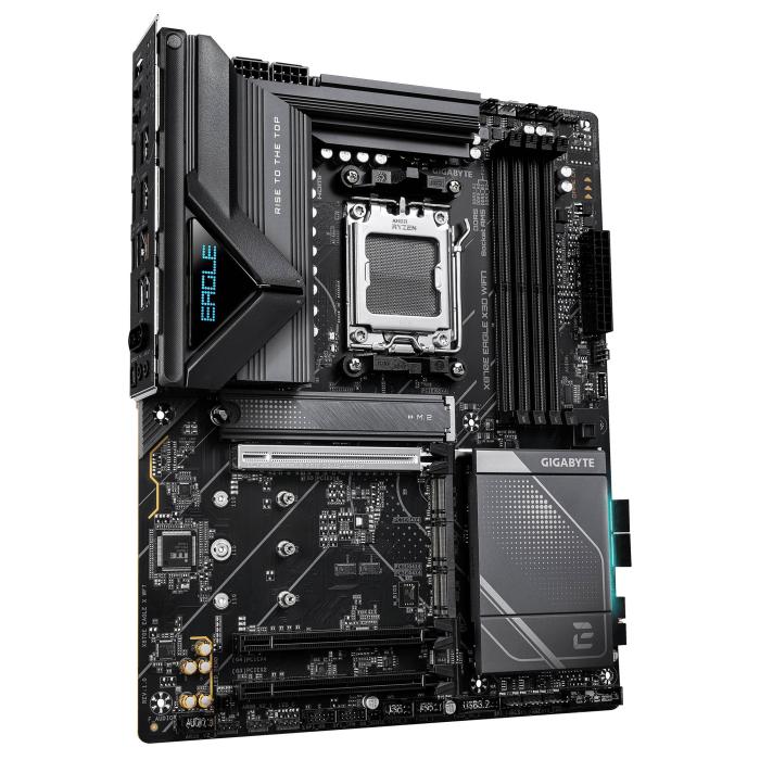 GIGABYTE X870E EAGLE X3D WIFI7 AMD X870E Ranhura AM5 ATX — imagem 7 de 8